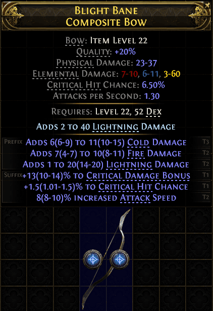 Blight Bane Composite Bow