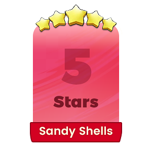 Sandy Shells 5Stars-S14-8