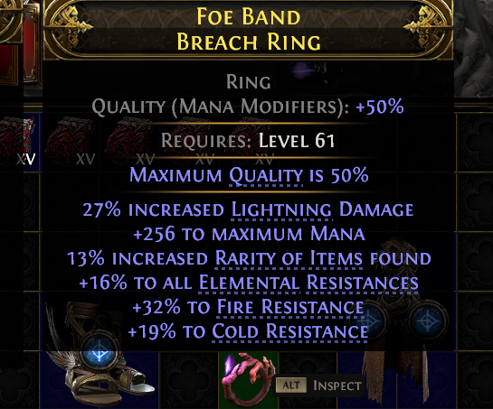 FOE BAND BREACH RING