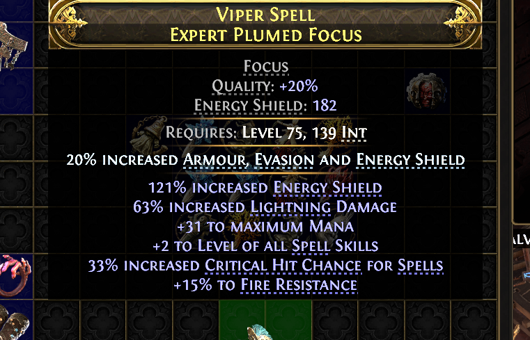 VIPER SPELL EXPERT PLUMED FOCUS