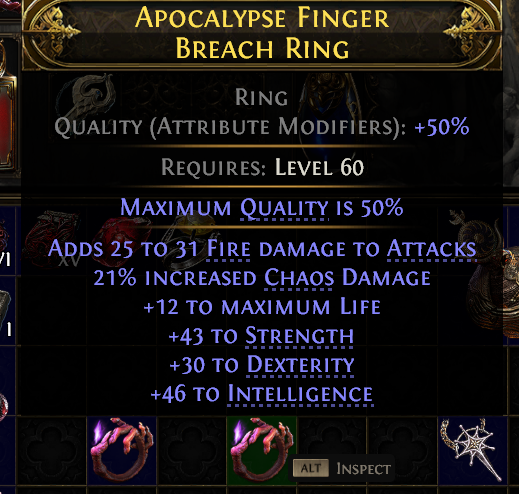 APOCALYPSE FINGER BREACH RING RING