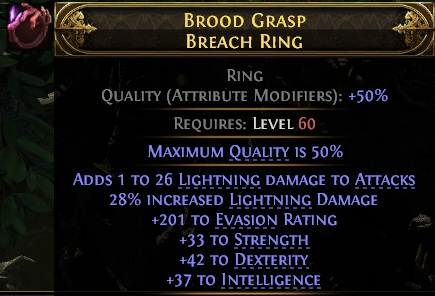  BROOD GRASP BREACH RING