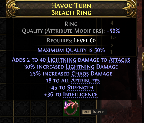 HAVOC TURN BREACH RING