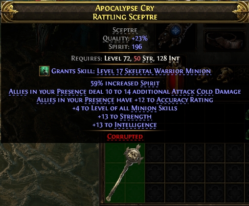 APOCALYPSE CRY RATTLING SCEPTRE