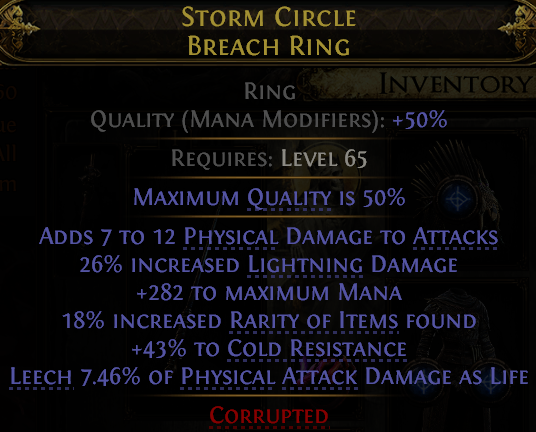 STORM CIRCLE BREACH RING